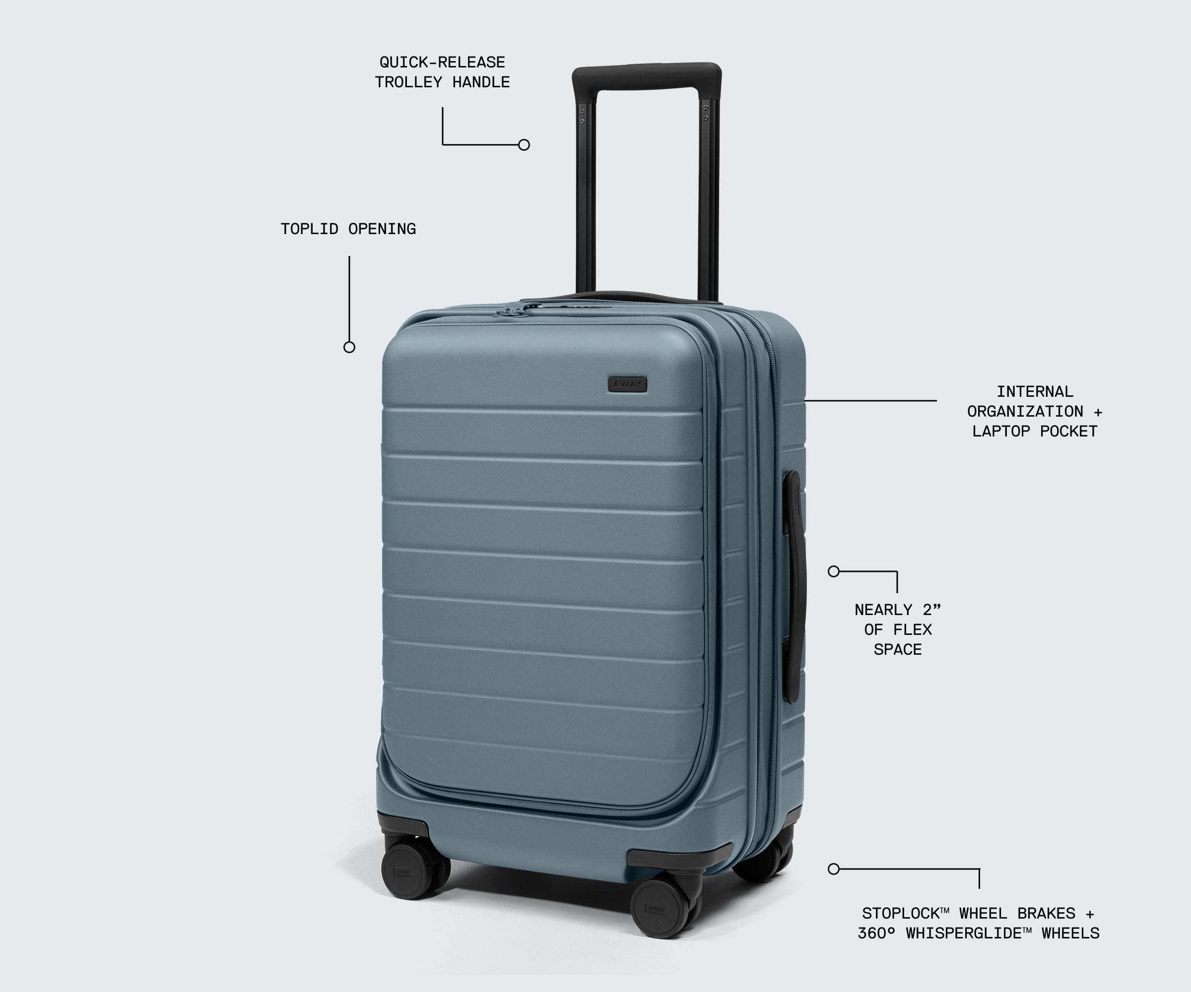Topside Carry-On in Olive Green
