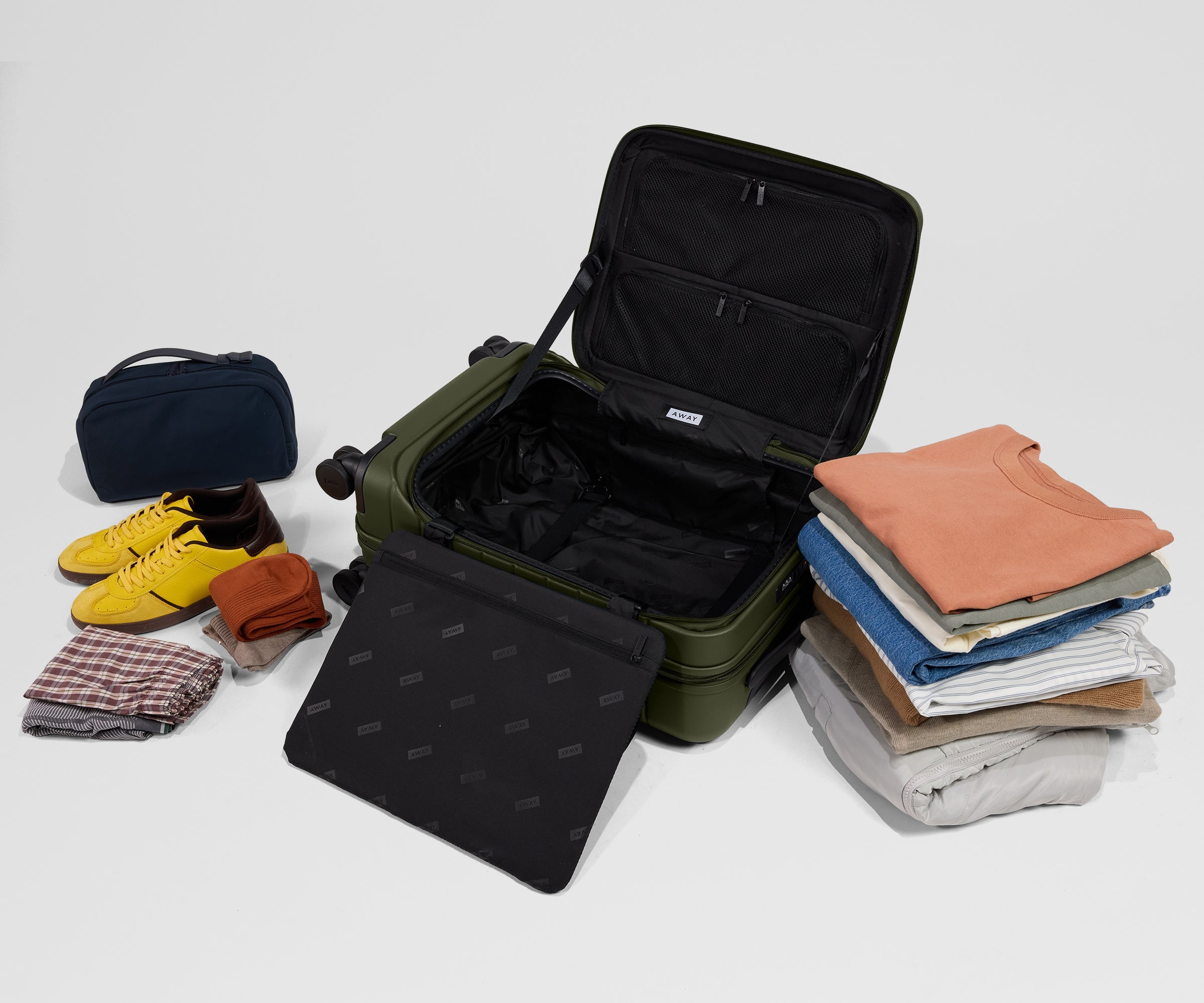 Topside Carry-On in Olive Green